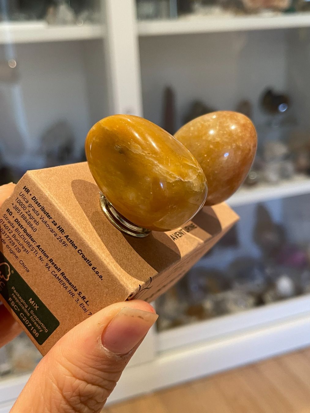 Minerali & Pietre curative: Türgriff aus Naturstein – Nuovo (secondo la descrizione) da Schiers venduto da sisikristall 1