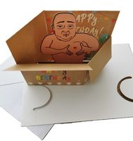 3D - Geburtstagskarte HOT BOY mit Umschlag  (neu, OVP)