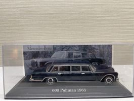Mercedes-Benz 600 Pullman 1963 Modellauto dunkelblau OVP