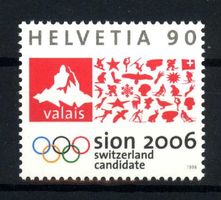 1998, Werbung Sitten Olympiade 2006 **