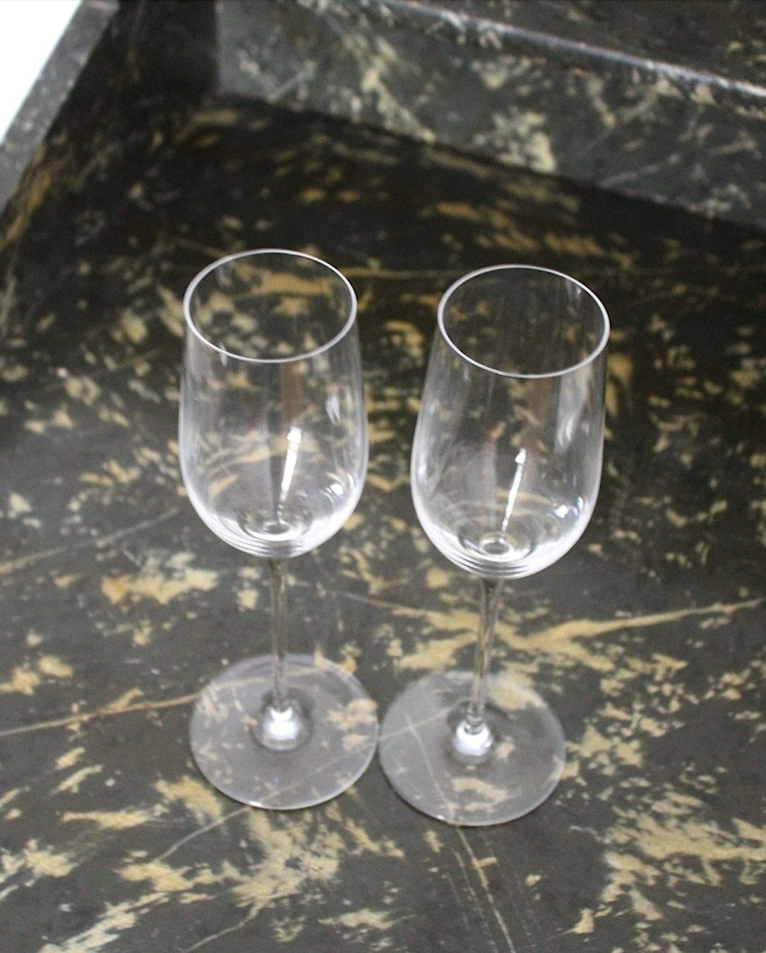 Verres: 2 Stielgläser – D'occasion à Locarno par fripui 1
