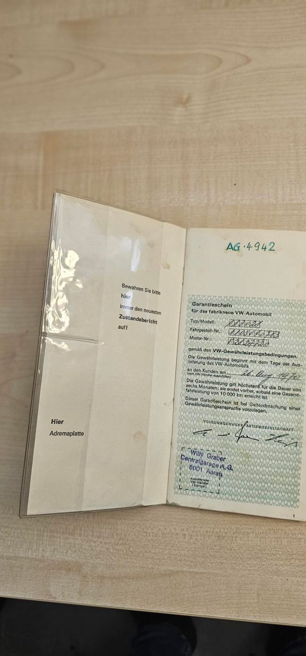 VW Documenti: VW Käfer Serviceheft 1970 – Usato da Reinach AG venduto da 911356 4