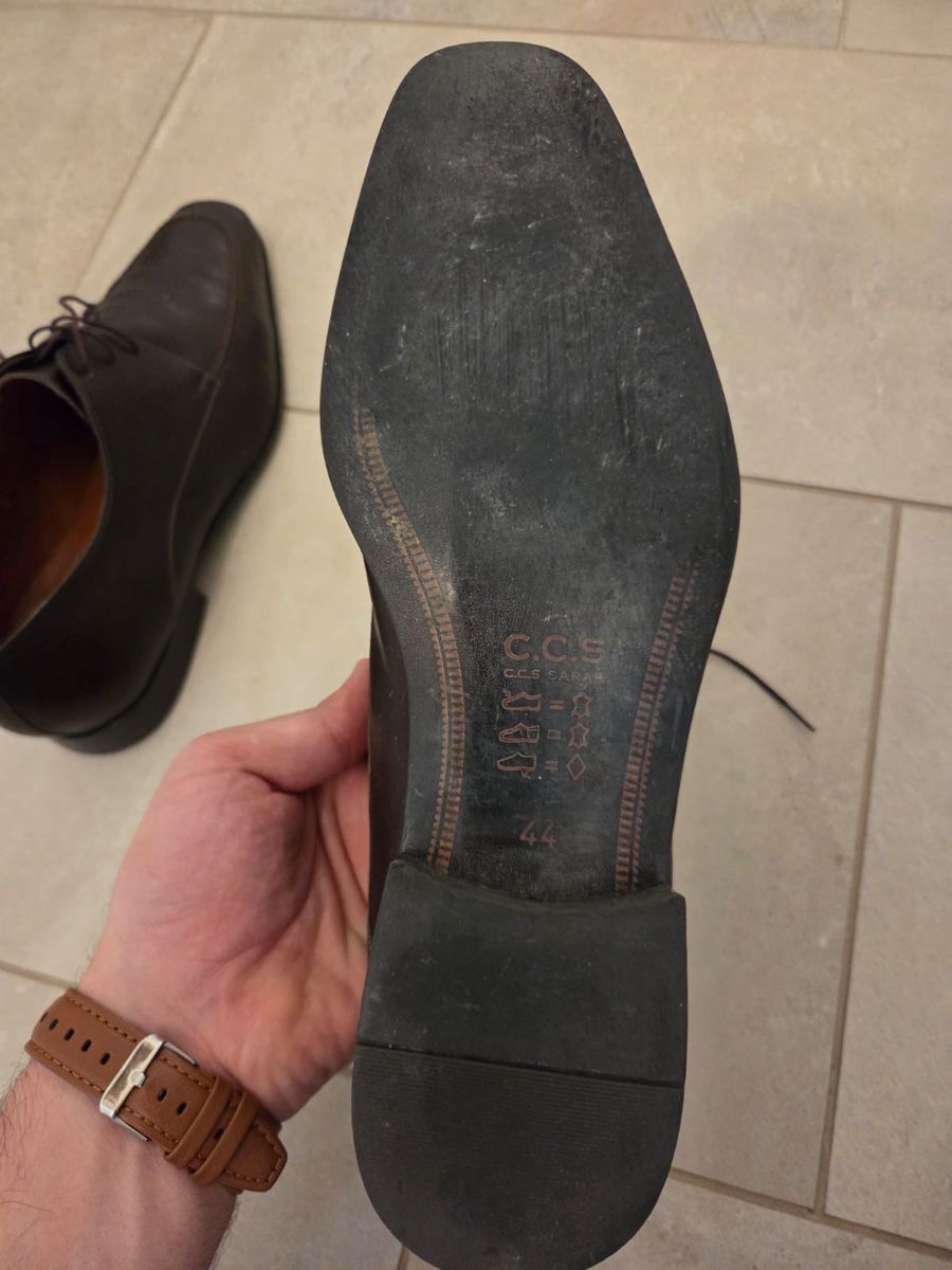 Herrenschuhe: Braune Herrenlederschuhe, Größe 44 – Gebraucht aus Münchenstein von Furki22 3