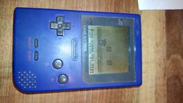 Nintendo Game Boy Pocket blau mit Wario Land 3