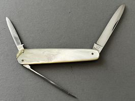 Sackmesser Riethmüller Zürich 91 mm  Perlmutt - selten