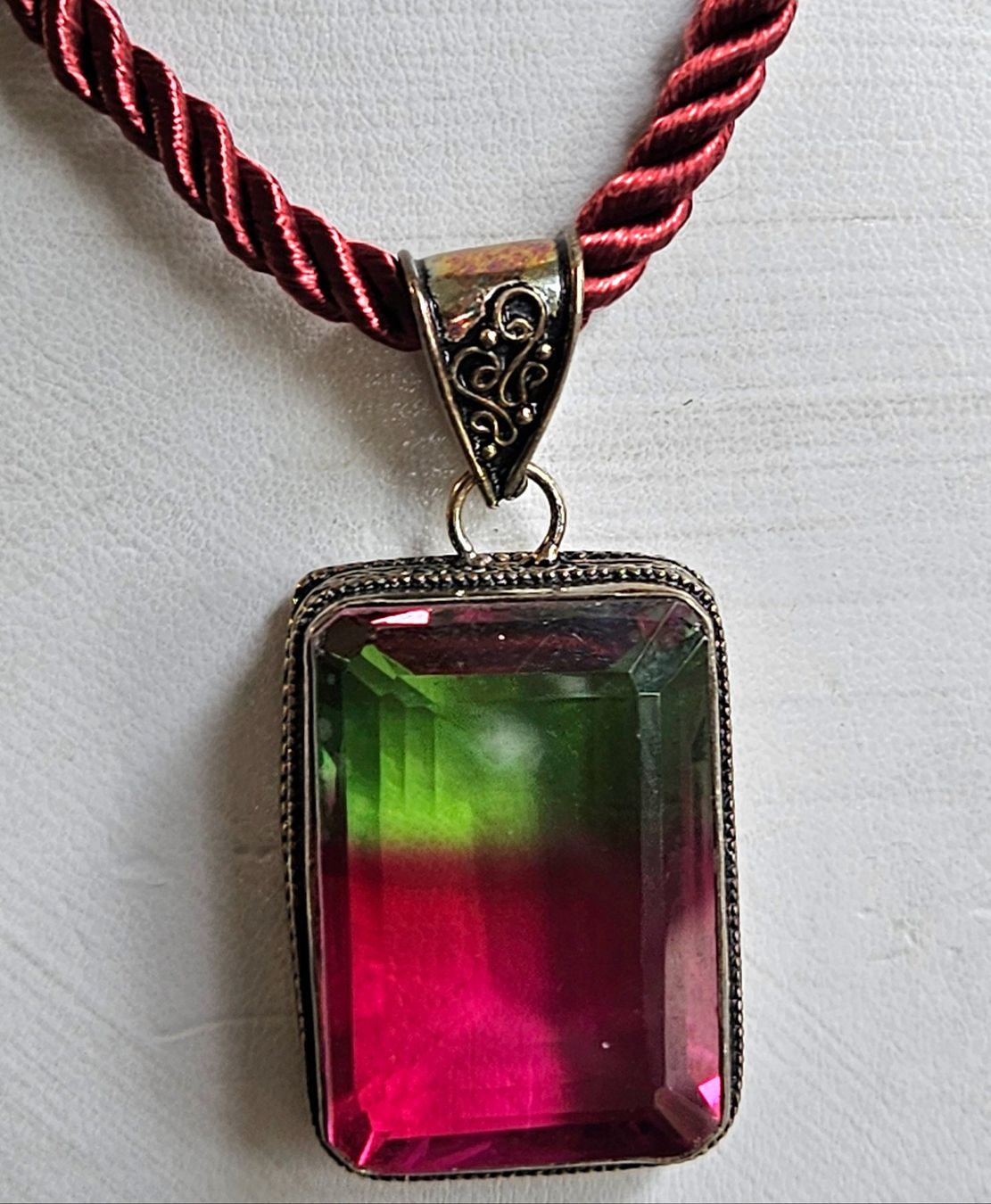 Anhänger: Kette mit Anhänger Stein 925 Silber Neu – Neu (gemäss Beschreibung) aus Zürich von ben_mn5h 5