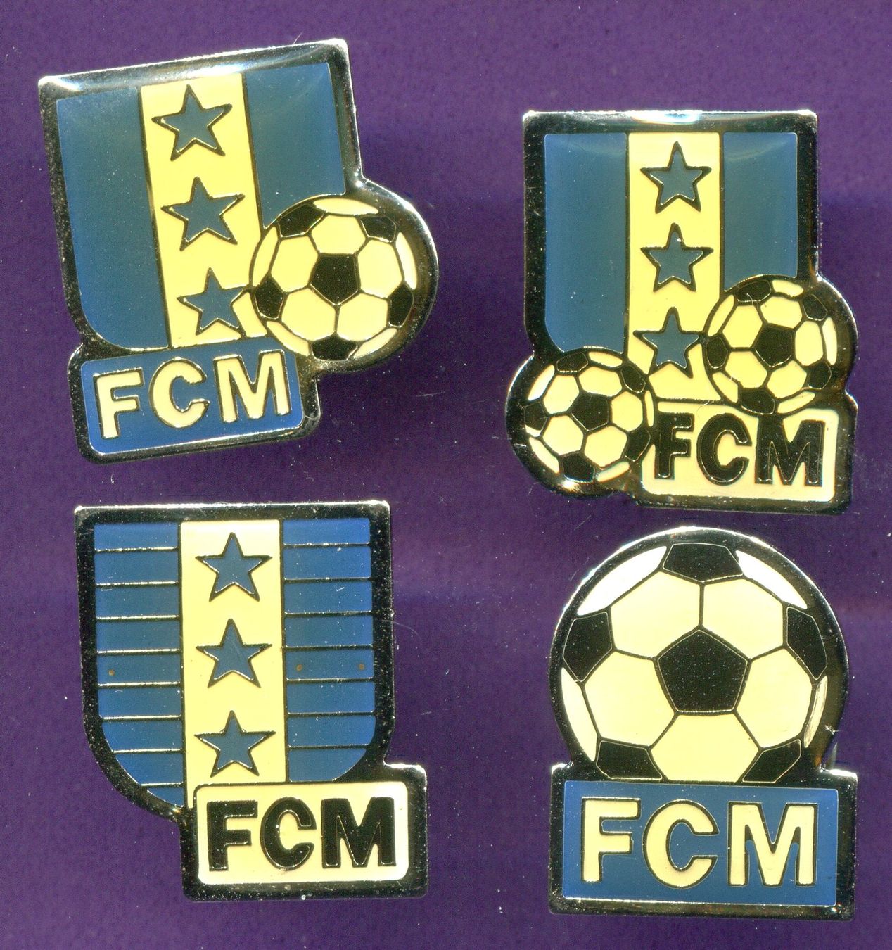 Plaketten & Abzeichen: 4 Pins  FC  MÜNCHWILEN – Gebraucht aus Winterthur von Sammleroase