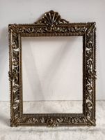 Antiker Bilderrahmen Barock Stil Bronze o. Messing Für 30x24