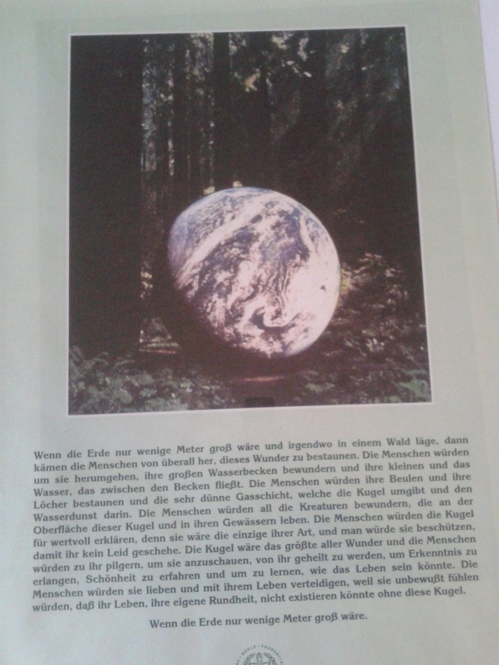 Poster & Bilder: Poster "ERDE" NEU – Neu (gemäss Beschreibung) aus Camorino von Campellino