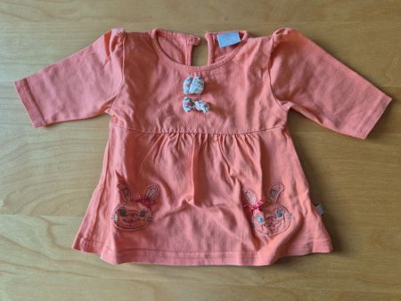 Süsser Mädchen-Pulli/Kleid, Gr. 56, lachsfarben, von Smile