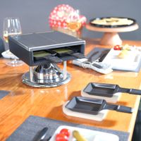 Kisag Raclette Set RONDA SILVER - Portofreier Versand