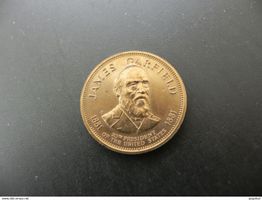Medaille USA Presidential Token James Garfield 1881