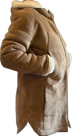 Warme Lammfellmantel, S/M