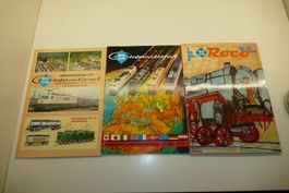 Roco H0-H0e-N-0: 3xKataloge 1976, 1979 und 1982/83