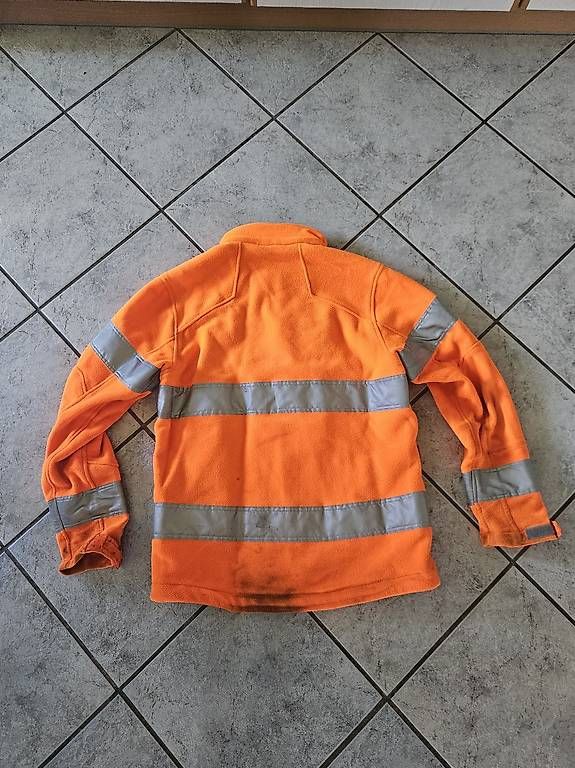 Giacche: Fleece Sicherhheitsjacke Warnjacke Arbeitsjacke – Usato da Sisikon venduto da bryke 2