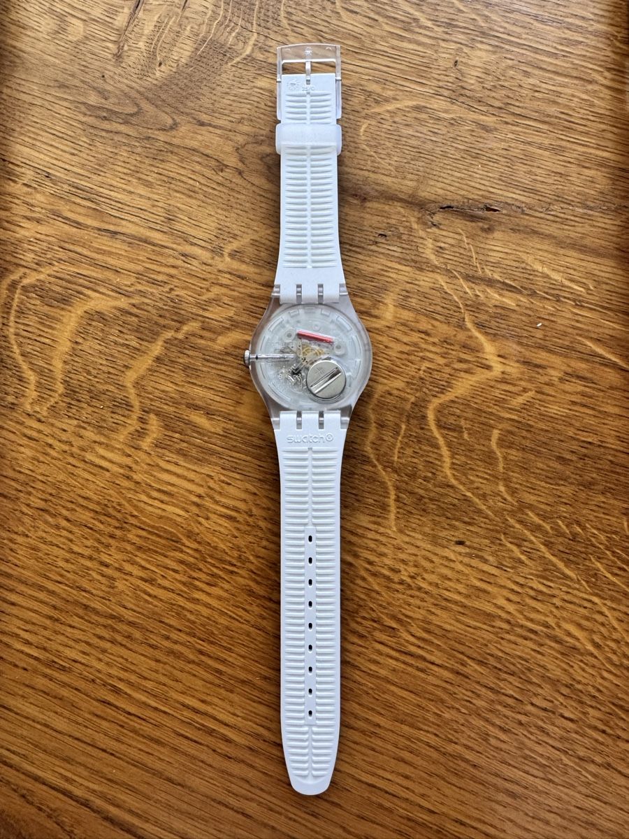 Swatch Orologi: Swatch Aktionärsuhr 2021 – Nuovo e nell'imballaggio originale da Basel venduto da Romandi 5