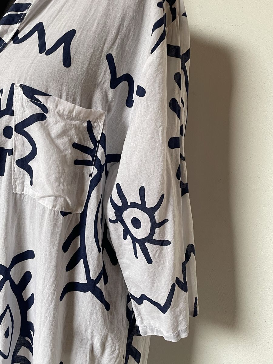 Tuniche: Tunika / Blusenjacke aus Baumwolle – Nuovo (secondo la descrizione) da Sigriswil venduto da ck56 4