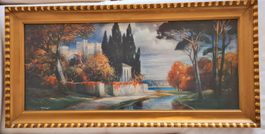 Lithographie ou photo encadrée 1920-30