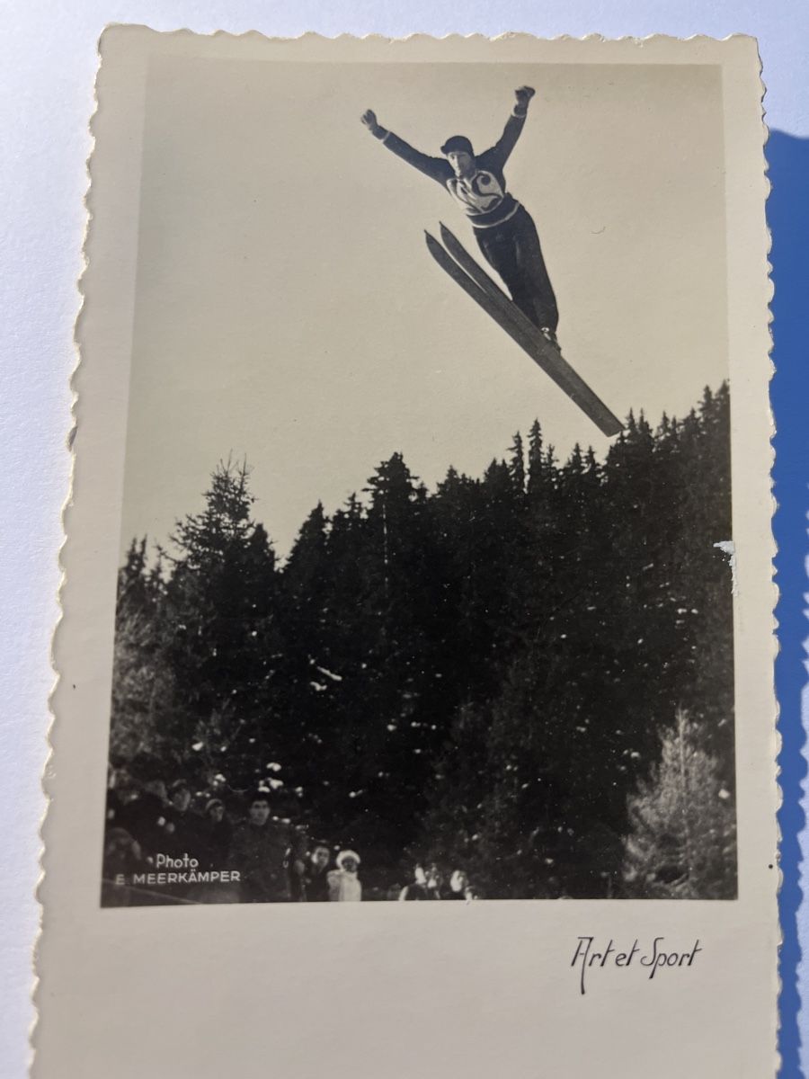 Cartoline postali: ski wintersport meerkämper – Usato da scharnachtal venduto da Riso500