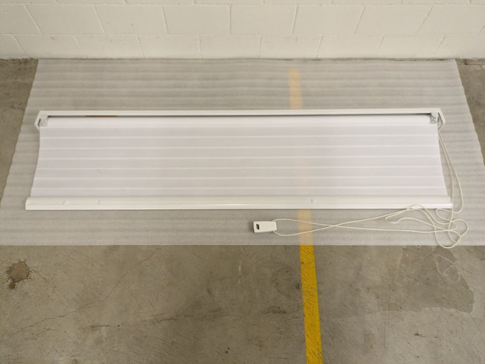 Stofflamellen Rollo Luxaflex Silhouette B: 160 cm / weiss (Neu und ...