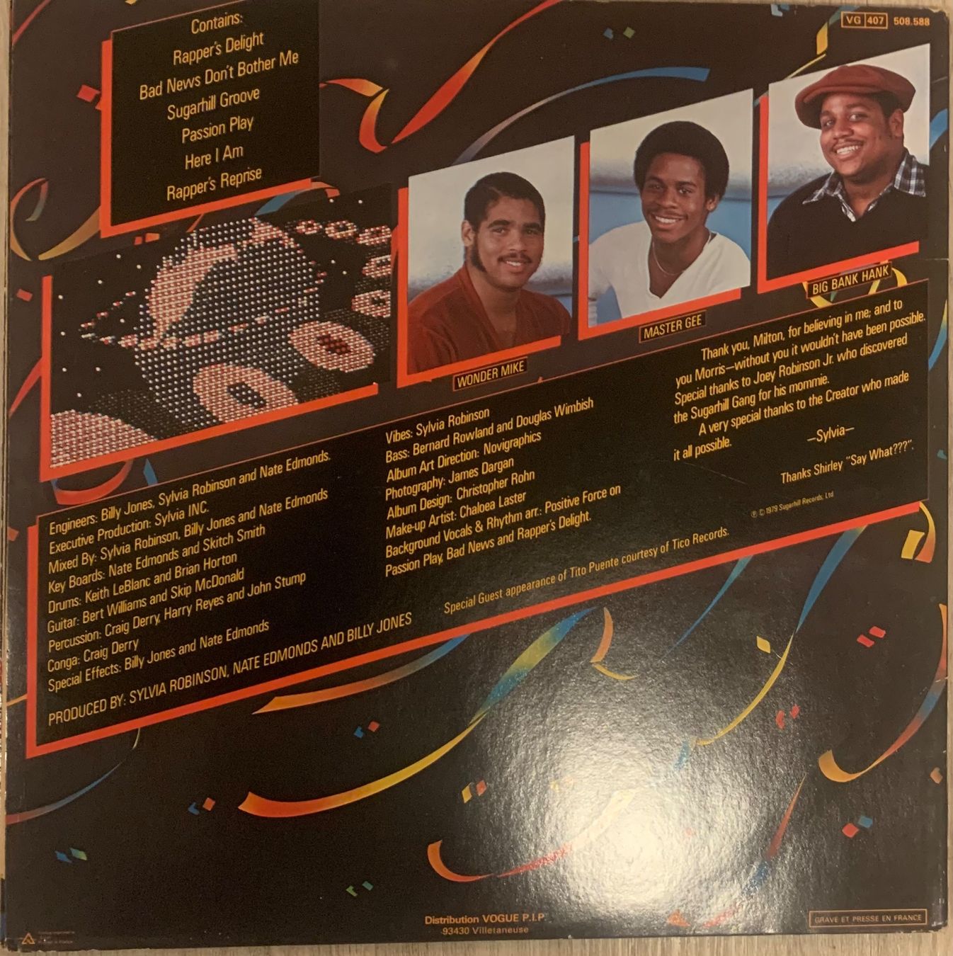 Schallplatten: SUGARHILL GANG - Same Lp 1980 – Gebraucht aus Mühlethal von superfast78 1