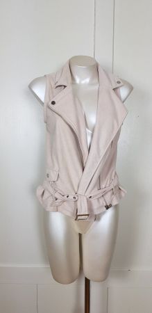 Weste, creme, warm, sportlich, Gr. L
