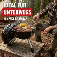 Portabler Kugelgrill, ideal für unterwegs