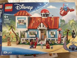 LEGO Disney Lilo und Stitch Strandhaus 43268 teils gebaut