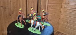 ELASTOLIN Steck- Figuren Raritäten: Chichimeken Indianer !
