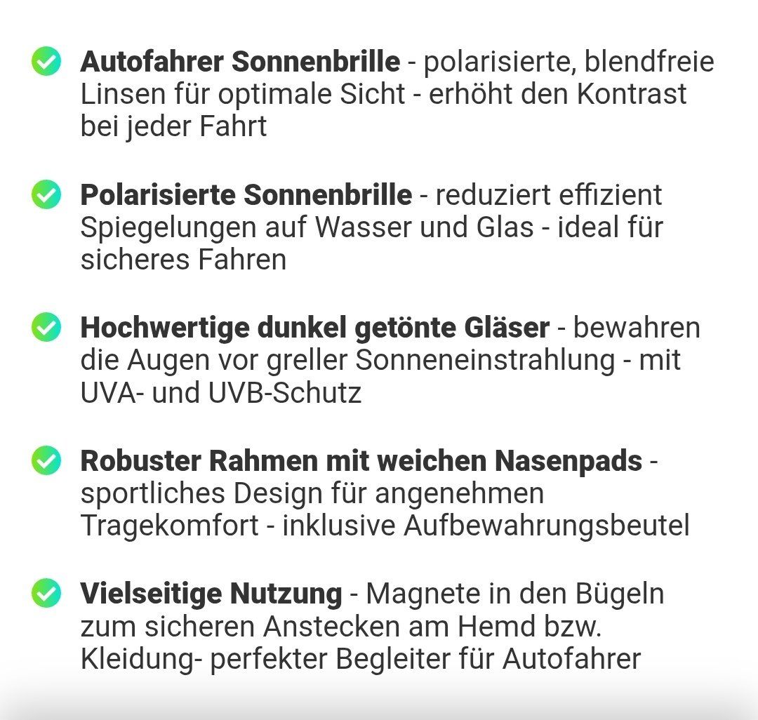 Brillen & Gläser: Autofahrer Sonnenbrille – Neu und originalverpackt aus Mosnang von creativist 1