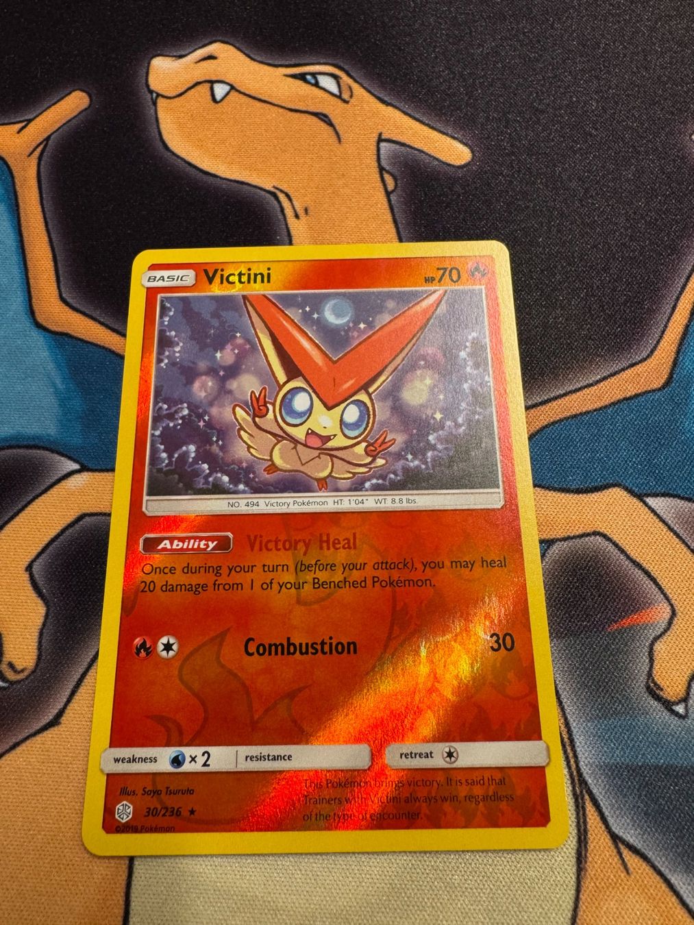 Pokémon Sammelbilder & Trading cards: Victini (CEC 30) - Reverse Holo - Cosmic Eclipse – Neu (gemäss Beschreibung) aus Bülach von Pfrenzel
