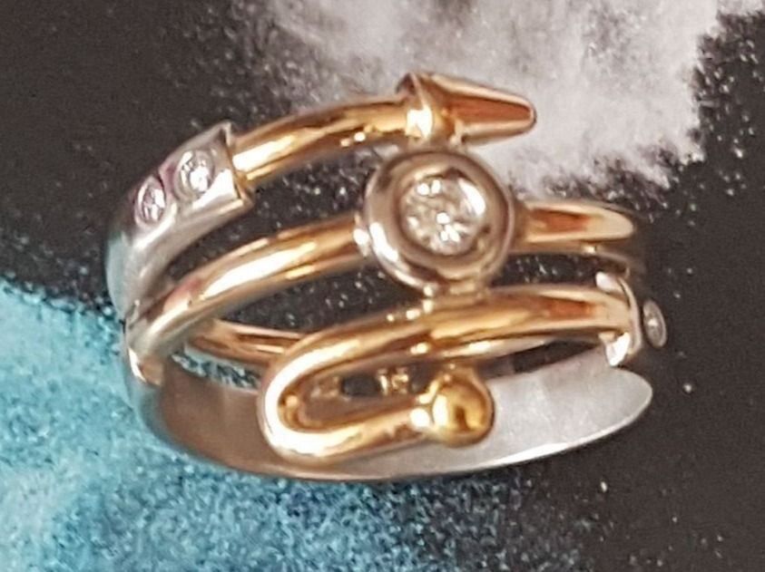 Bagues: Ausgefallener 18 Karat Goldring – Neuf (Voir description) à Unterägeri par Altgoldschmuck 7