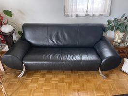 1 fauteuils en cuir de rolf benz.