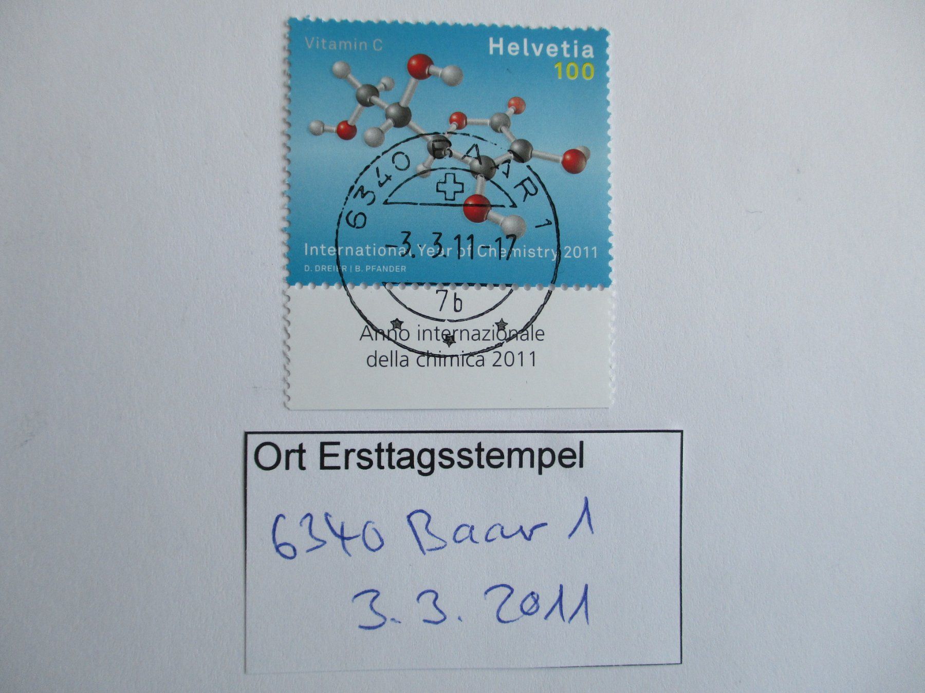 Alle Briefmarken: Voll Ort Ersttagsstempel 6340 Baar 1 – Gebraucht aus Langnau b. Reiden von Aktuell88