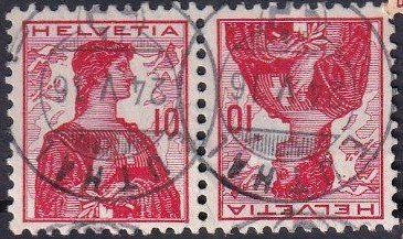 Alle Briefmarken: Kehrdruck K4 SBK 50.-!!! – Gebraucht aus Samnaun-Compatsch von Muckimu