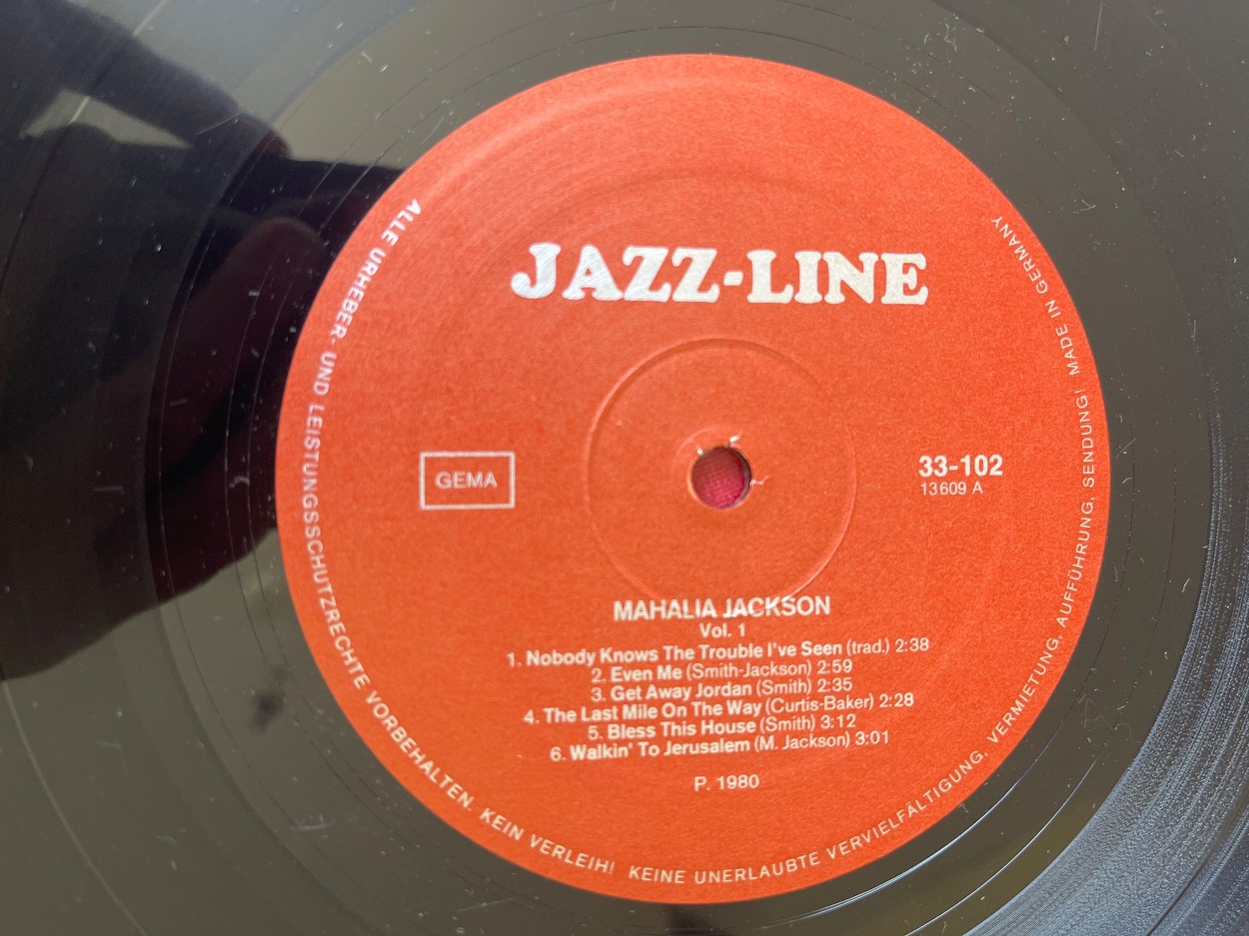 Dischi in vinile: A519/Mahalia Jackson - Vol. 1 – Usato da Frutigen venduto da Philippe_jsp 2