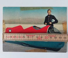 Autogrammkarte Wilhelm Herz NSU Motorrad Weltrekord