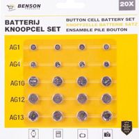 20teil Batterien - Knopfzellen Set -110 mAh -1,5 V - Lithium