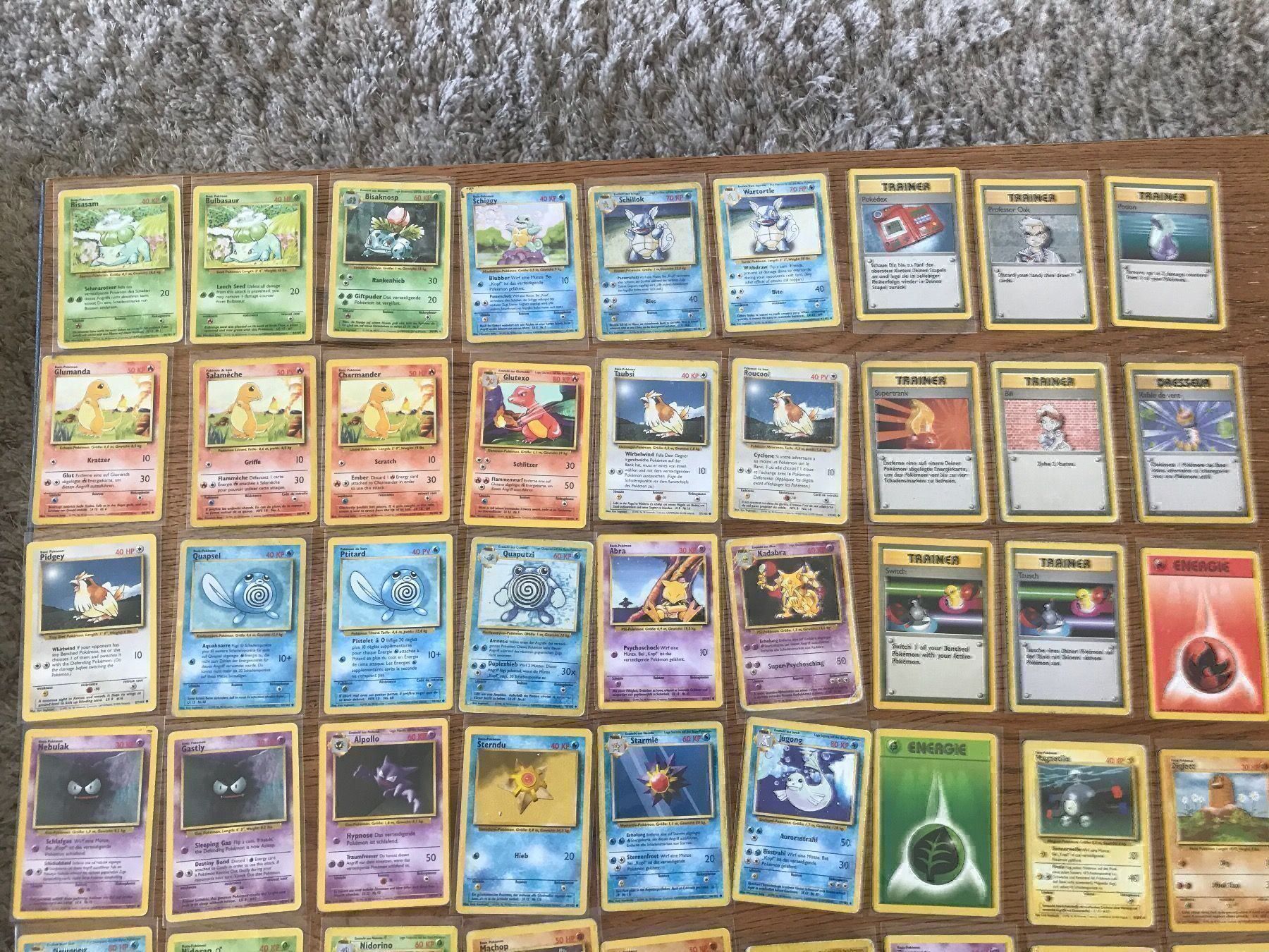 Pokémon Carte collezionabili: Basis-Set 66Stk. 3xHolo alle Starter – Usato da Küssnacht am Rigi venduto da Ebikoner 1