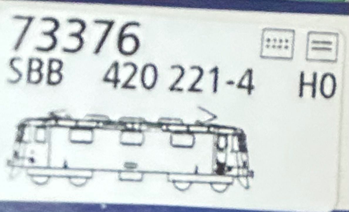 Roco Modelleisenbahnen: H0/DC Roco 73376 SBB Re 420 221-4 – Neu (gemäss Beschreibung) aus Belp von AEMA-Modellbau 1