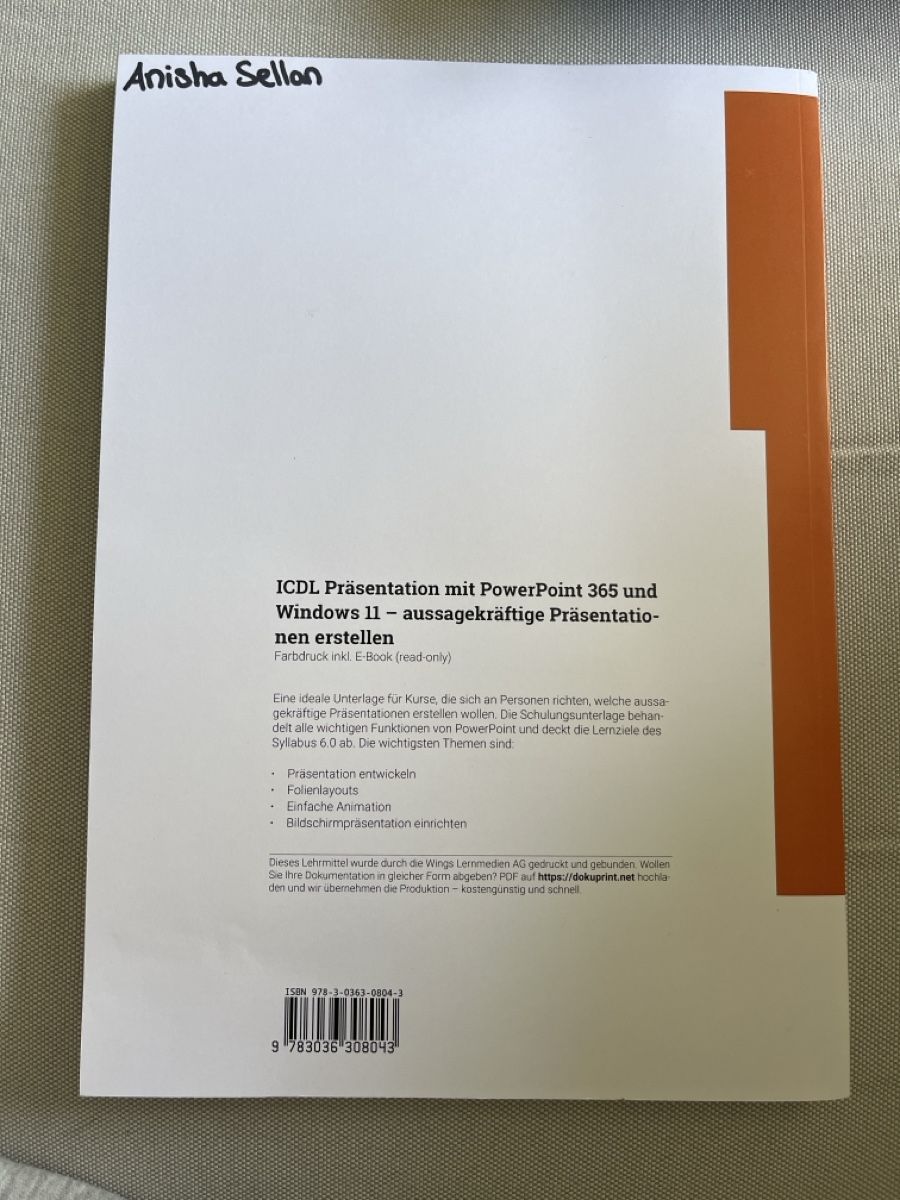 Libri: ICDL Präsentation Standard-Modul mit PowerPoint 365 – Nuovo (secondo la descrizione) da Neftenbach venduto da anisha_capone 1