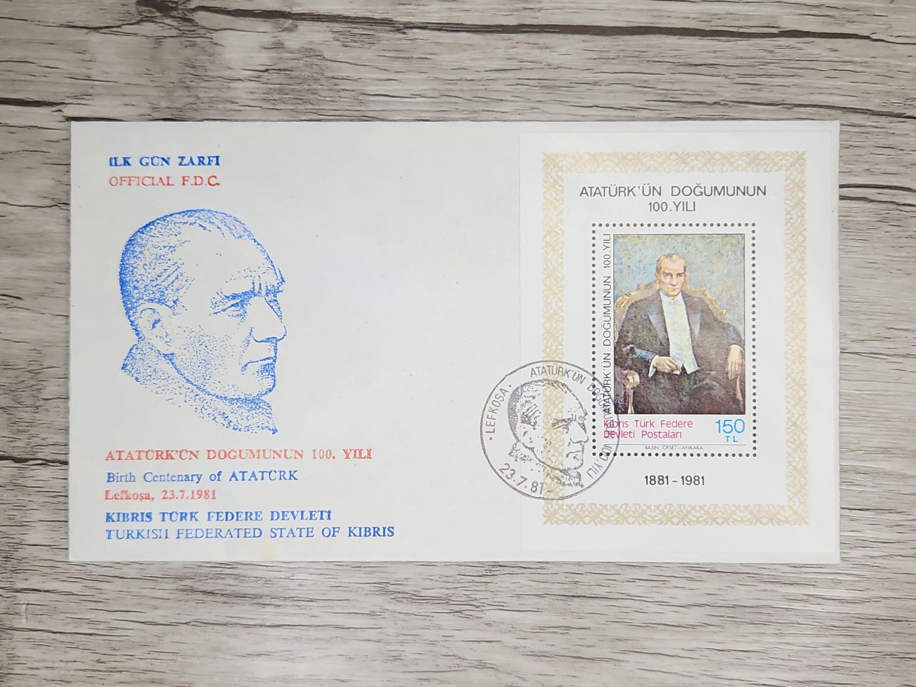 Alle Briefmarken: CL05 Enveloppe + Timbre Turquie 1981 – Gebraucht aus Cousset von Patrick_Collections
