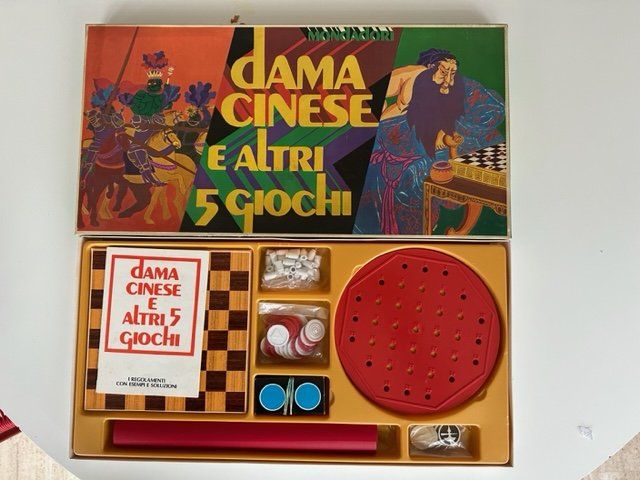 Giochi: DAMA CINESE E ALTRI 5 GIOCHI NUOVA PERFETTA – Nuovo e nell'imballaggio originale da Davesco-Soragno venduto da kappas 1