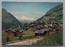Evolène - Vue sur les Alpes bernoises