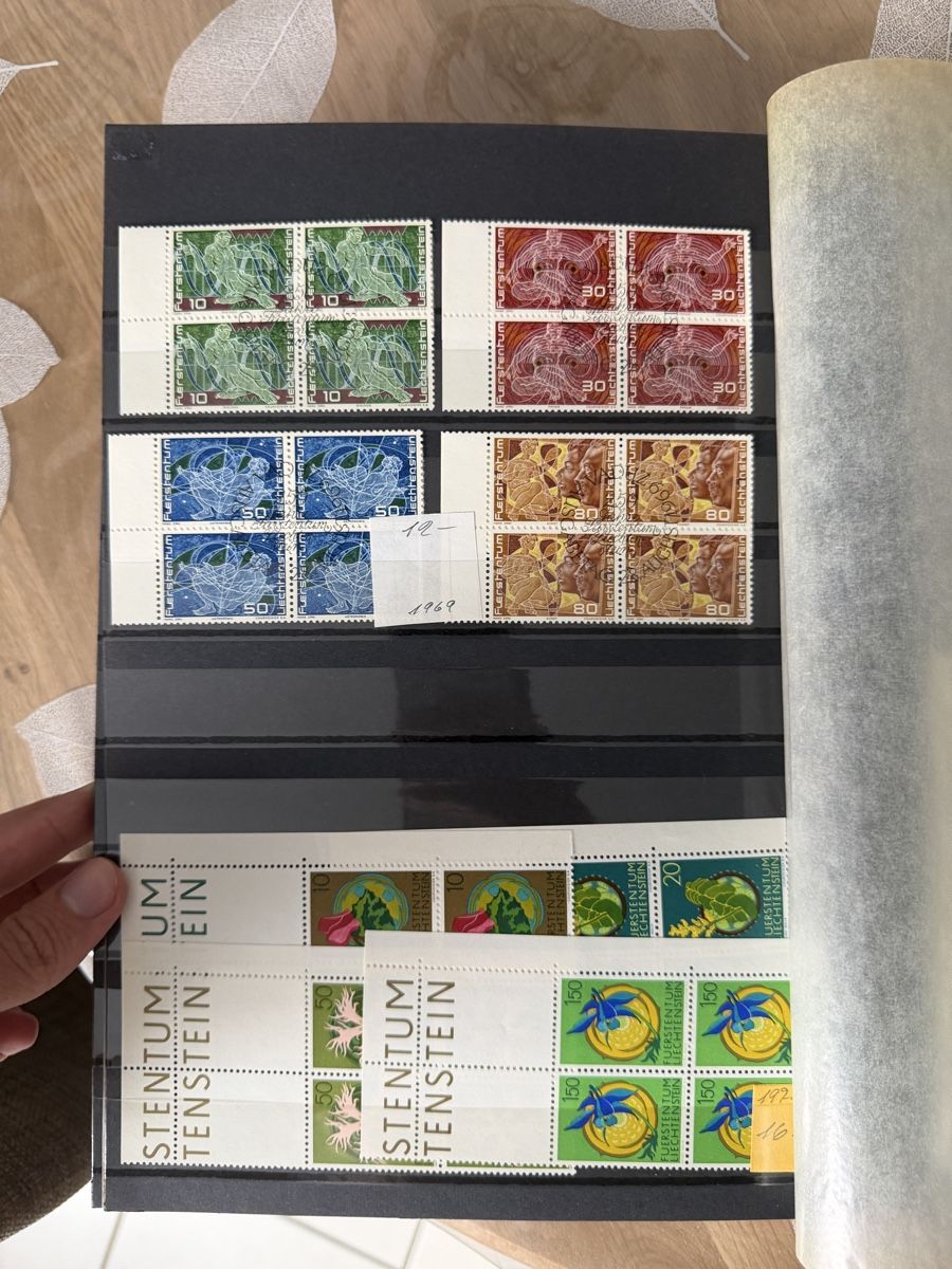 Tutti i francobolli: Collection de timbre Suisse Liechtenstein – Nuovo (secondo la descrizione) da Châtelaine venduto da lan_55vt 6