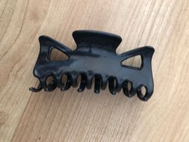 Schwarze Haarspange, Haarklammer - Top Zustand! Neuwertig!