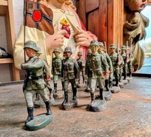 ELASTOLIN, 19 pces soldats WWII