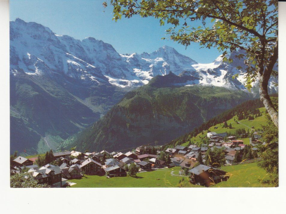 Cartoline postali: Mürren ca. 1980 – Usato da Bürglen TG venduto da StampGraf