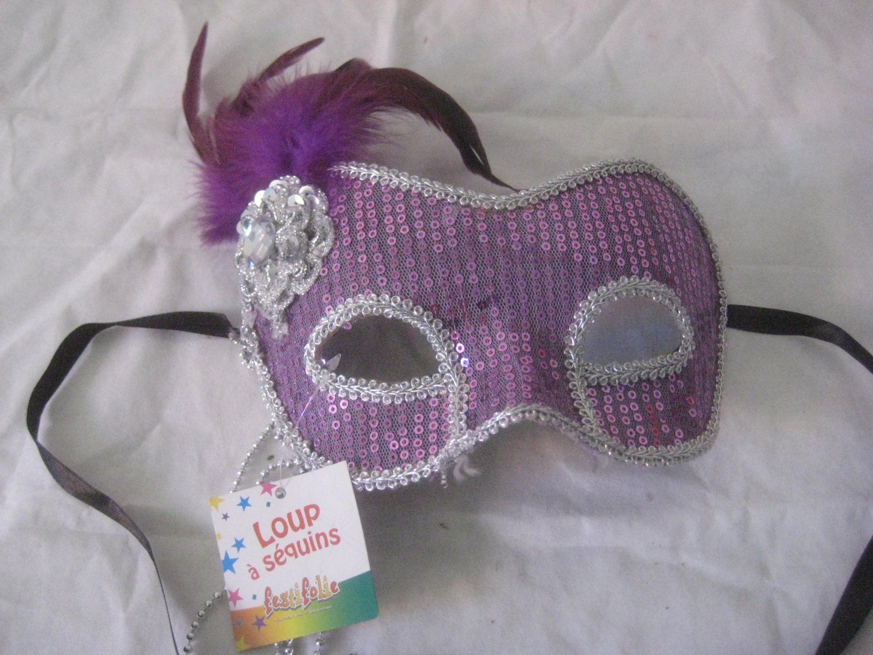 Masken: HALBMASKE       LILA – Neu (gemäss Beschreibung) aus Uster von flocke1 1