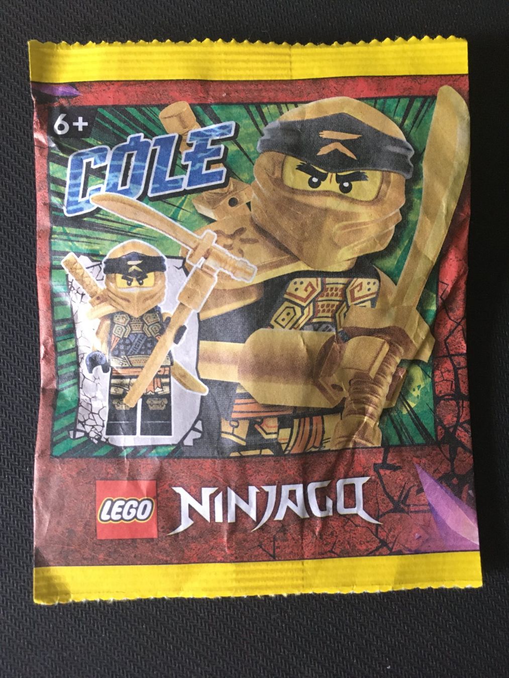 Lego Baukästen: Lego Ninjago Minifigur - 892295 - Cole – Neu und originalverpackt aus St.Gallen von Punktchen01